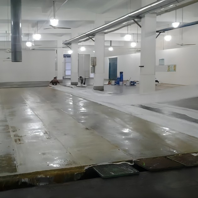 高安防腐蚀地坪,环氧玻纤地坪，玻纤工业地坪，环氧玻纤布地坪,乙烯基玻纤布地坪产品图3